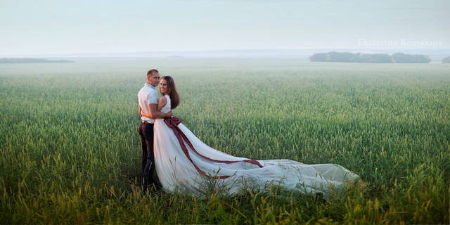 欧美创意唯美婚纱照,国外婚纱照摄影作品