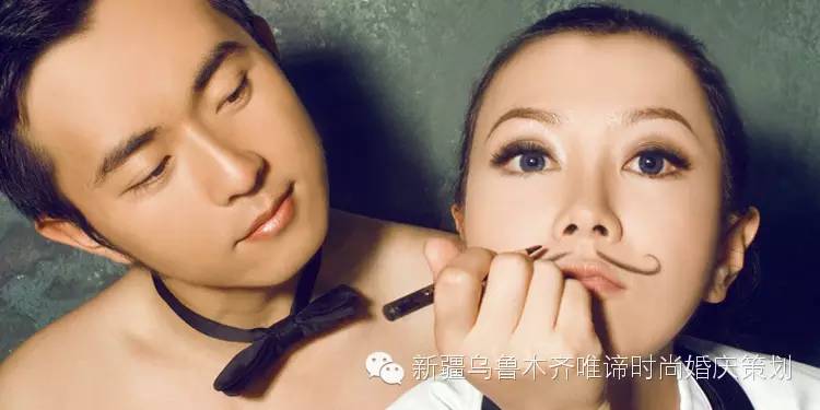 室内反串婚纱照图片大全,男女反串婚纱照图片