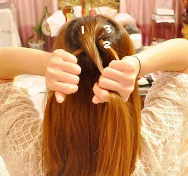 最简单的100种编头发教程,编美丽的头发