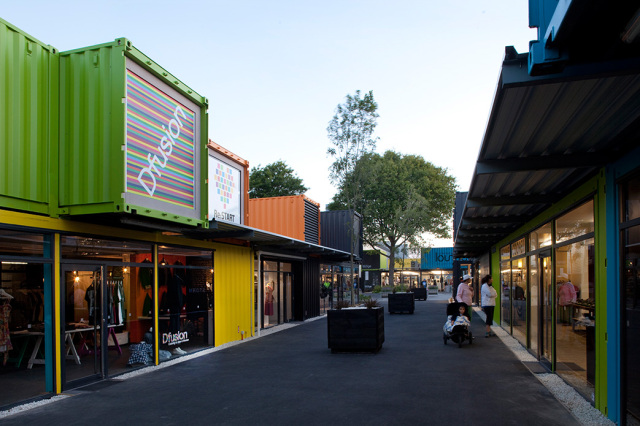 基督城最大的商业中心,基督城集装箱