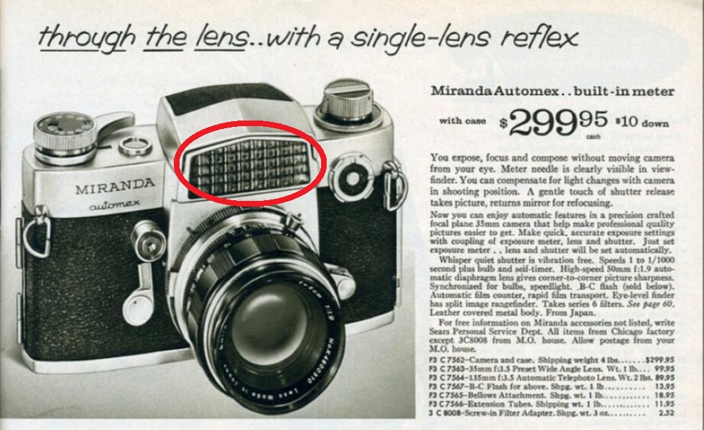 附件超多的日本MirandaAutomexIII型单反相机！