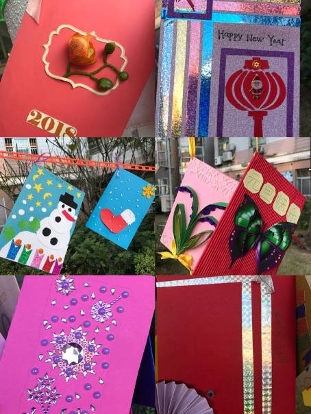 三年级英语新年贺卡制作过程内容,小学三年级英语新年贺卡制作