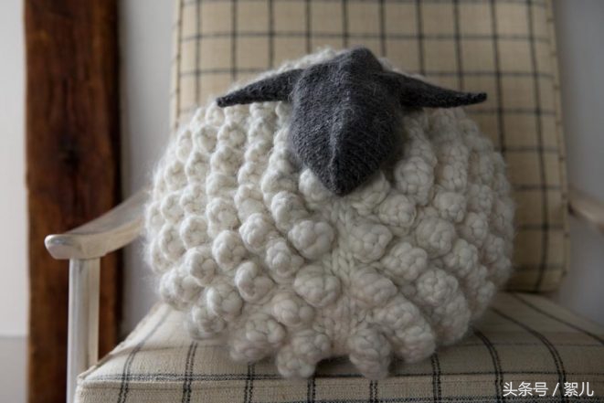 初学棒针织星星抱枕完整版,各种抱枕的棒针织法