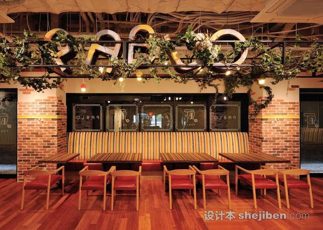 店铺极简风格设计,工装风门店设计效果图