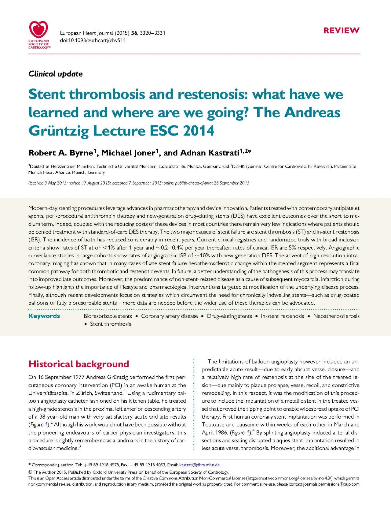 支架内血栓怎么处理,支架内血栓的原因及表现