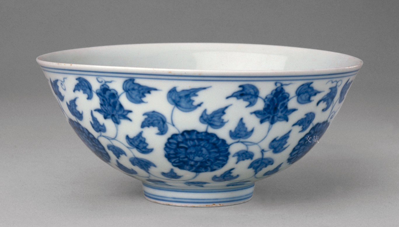 成化青花釉里红,明代成化御窑釉里红瓷器