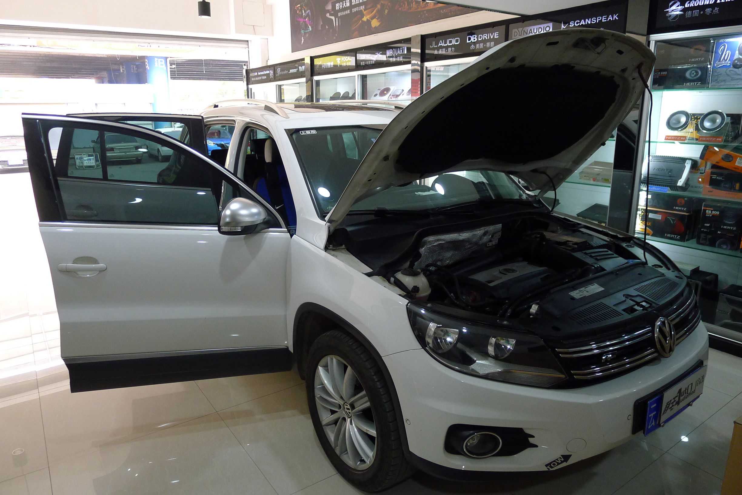 新款大众途观l升级音响,途观顶配音响