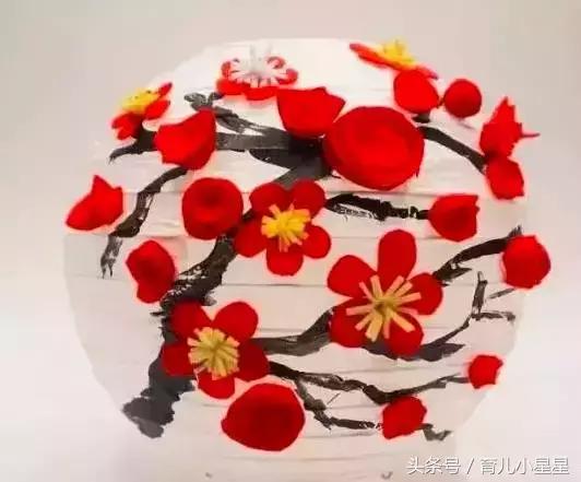 儿童梅花手工制作,儿童手工制作梅花