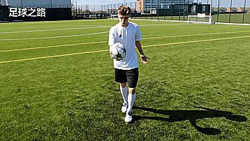 身体各个部位颠球表演,多部位颠球教学女生