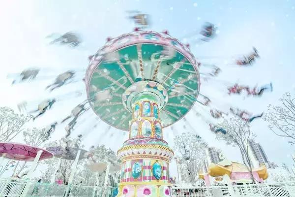 晒南昌雪景照得免费同道大叔玩偶啦！