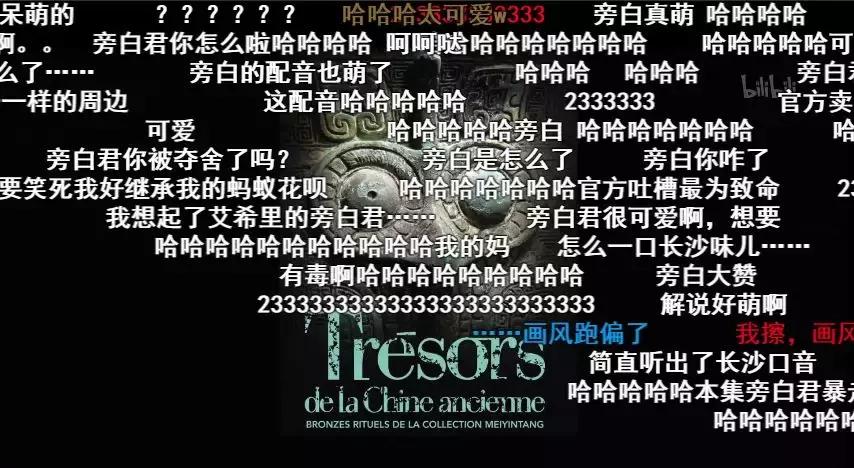 一部国产纪录片弹幕居然全是哈哈哈哈哈哈哈