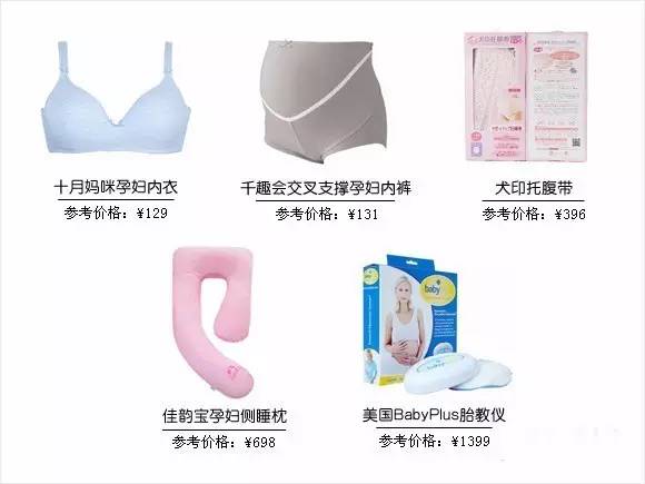 孕期购物必备品,孕期用品