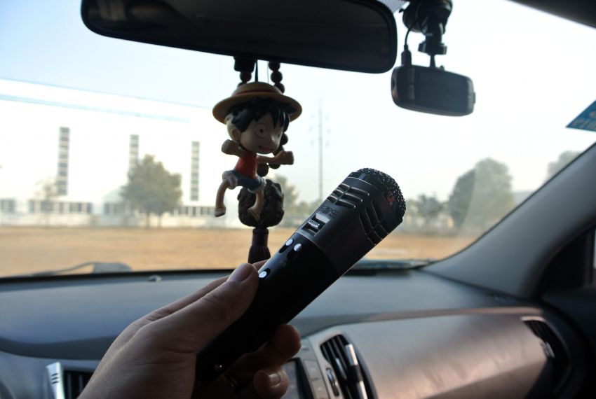 汽车麦克风车智乐k歌专用测评,车智乐随车唱车载