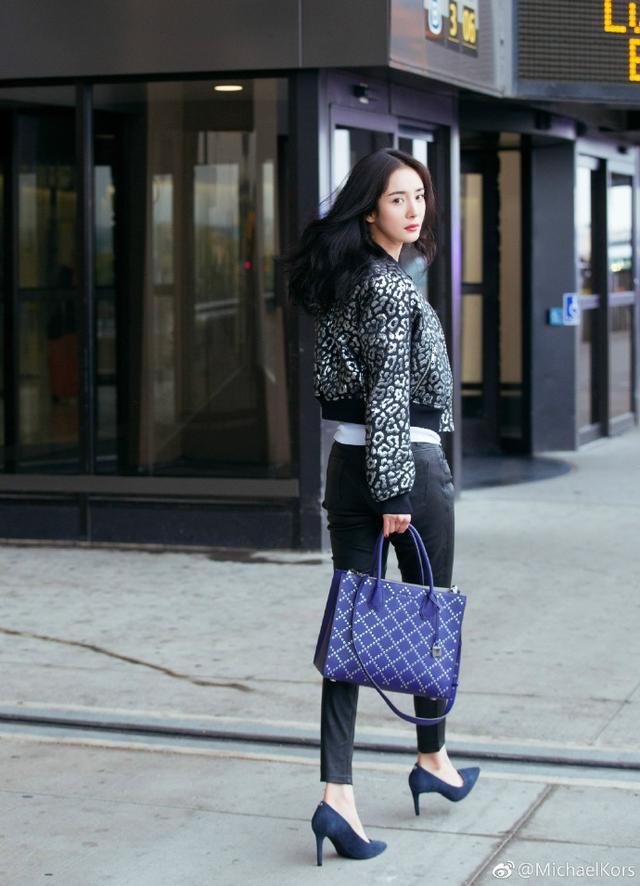 杨幂代言的mk包包,带货女王杨幂同款mk