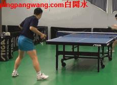直板反手侧切可以接下旋,反手拧拉的球怎么用直板侧切防住