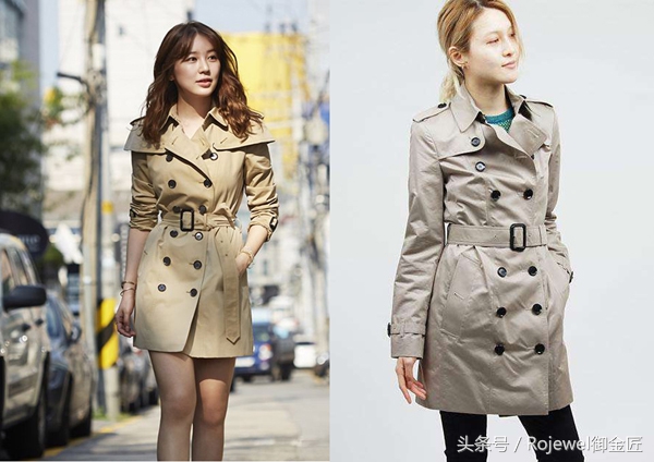 巴宝莉黑格纹真假,巴宝莉风衣蓝标和黑标的区别