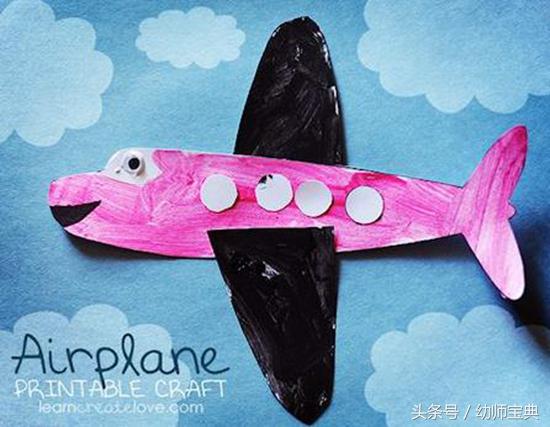 小飞机手工飞机,最简单的和最普通的手工飞机