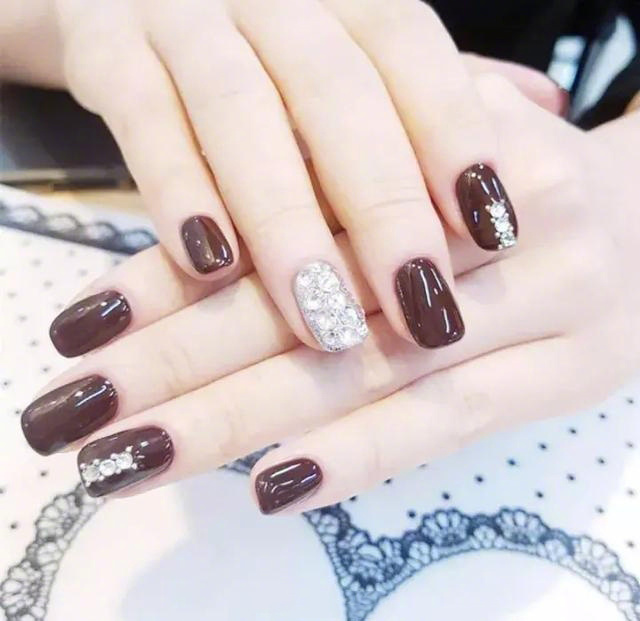 超好看的少女系美甲,适合直女的美甲