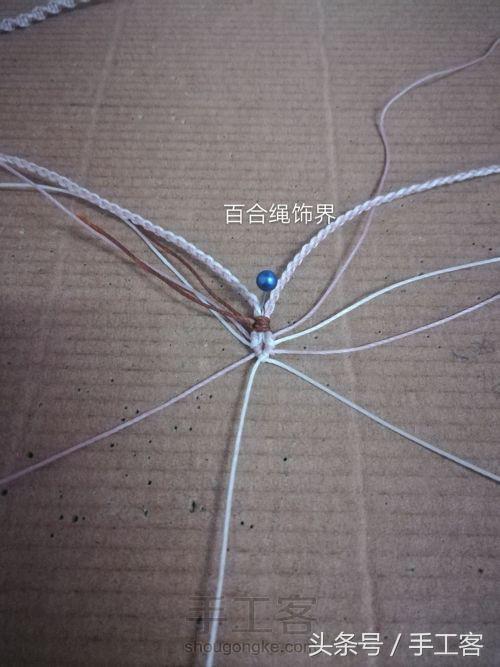 编绳项链背云的编法,宝宝平安扣编绳项链编法