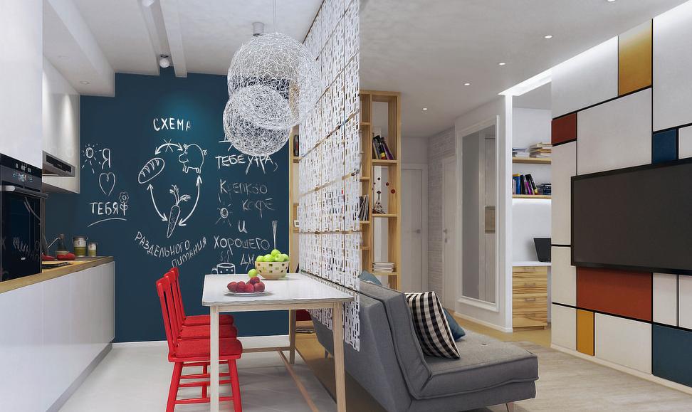 餐厅30公分屏风隔断现代简约,2021厨房餐厅隔断柜效果图大全