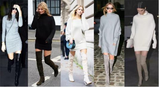 冬季光腿神器高筒靴怎么搭配,高筒靴光腿神器内搭