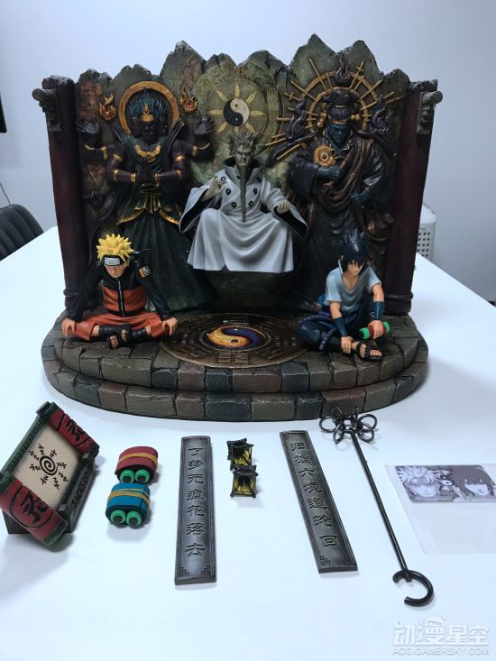 火影忍者开箱六道鸣人手办,火影忍者300元左右鼬gk手办