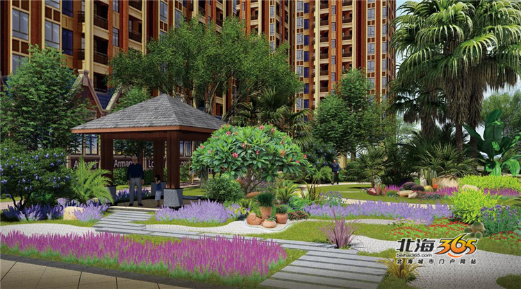 北海木质豪宅,北海中式豪宅