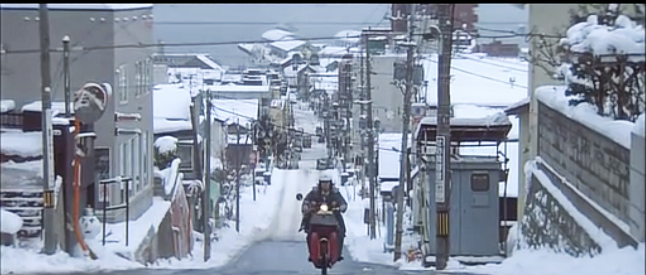 北海道冬日小樽,日本北海道小樽雪夜