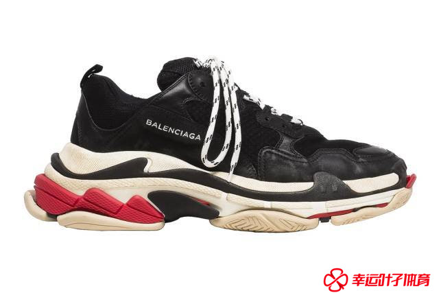 巴黎世家triples白球鞋,类似巴黎世家的复古球鞋