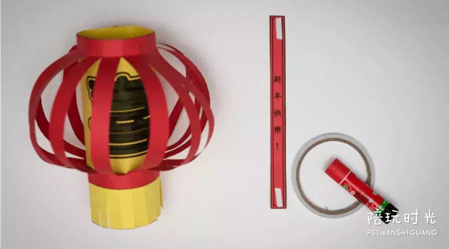 纸灯笼安装龙,纸筒鞭炮灯笼怎么折