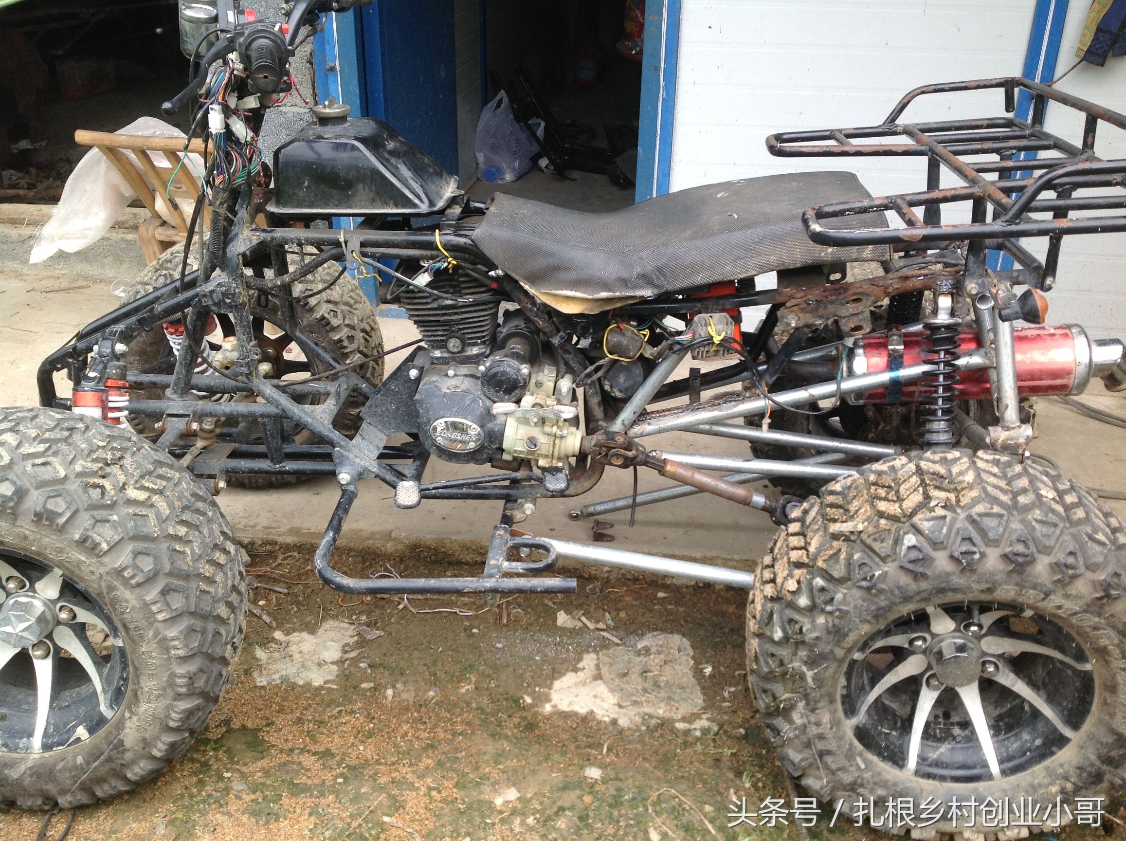 自改沙滩车教程,沙滩车改旋耕轮