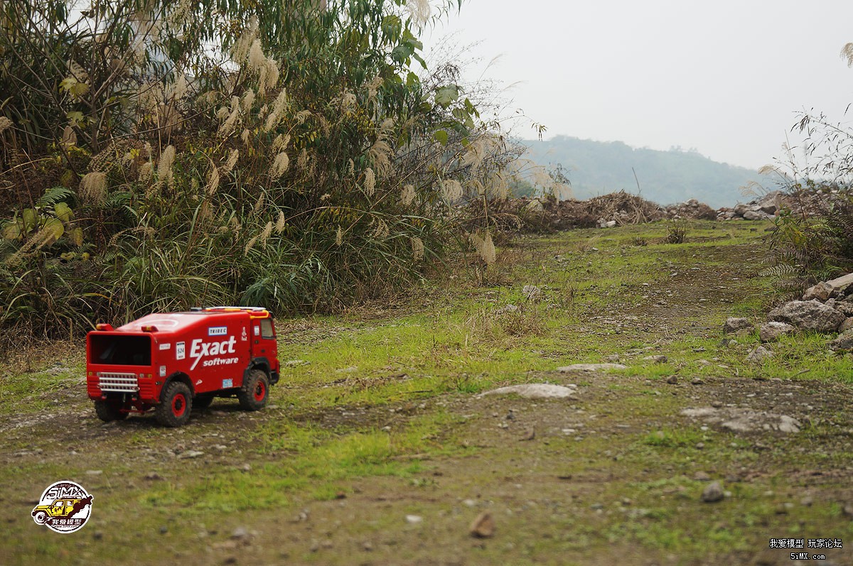 拉力卡车模型开箱测评 (静点拉力卡车模型路试)