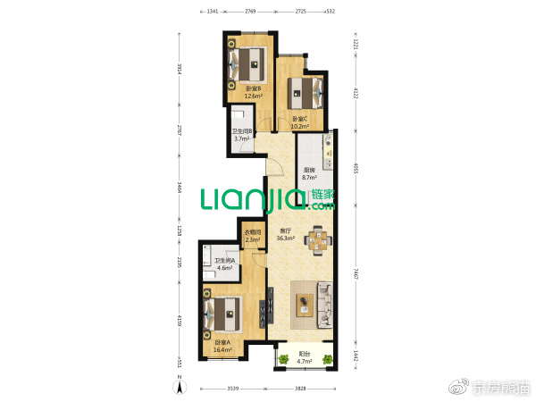 望京高端小区对比,北京双井小区排名