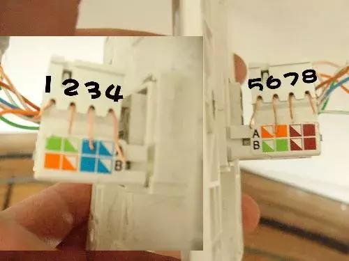 电工知识网线水晶头接法,一端水晶头另一端插座网线怎么接