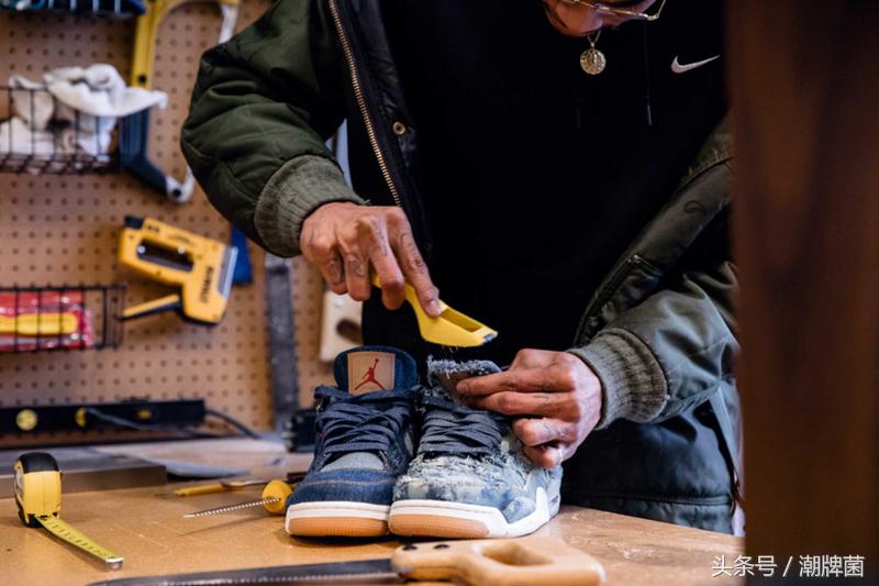 周杰伦上脚levisxairjordan4,levisxairjordan4第二配色