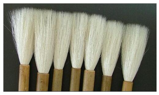 草帽崔毛笔是名牌吗,田蕴章毛笔行书每日一字视频讲座