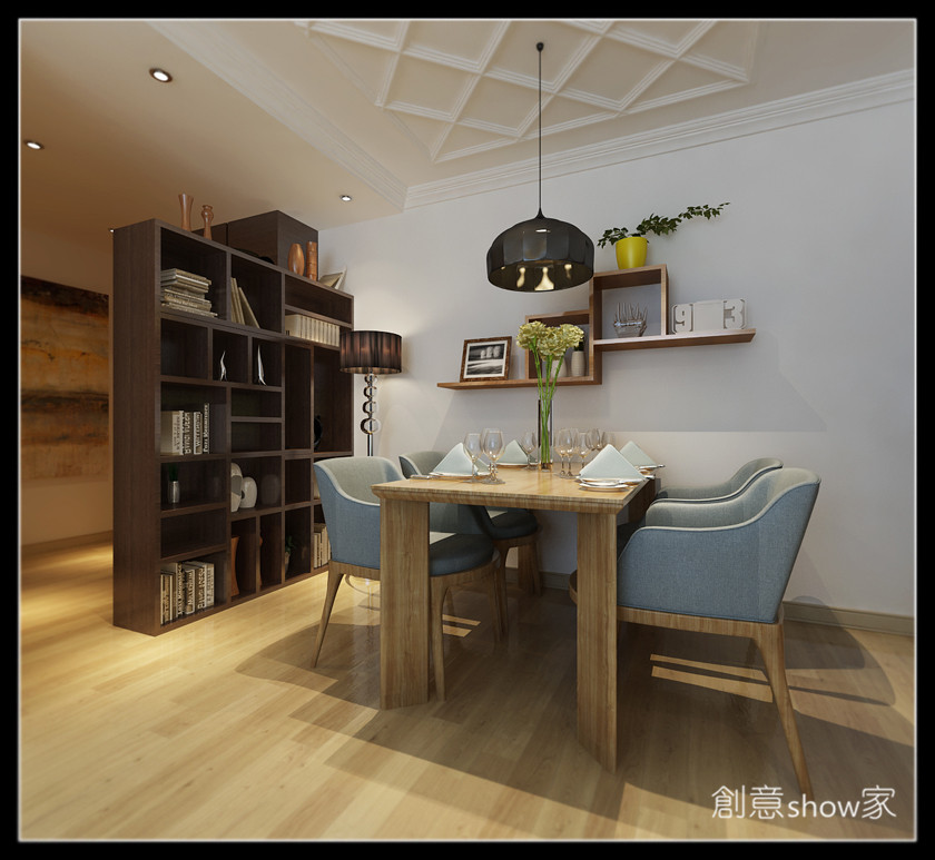 爱读书的家庭怎么装修,宜家复古风样板间