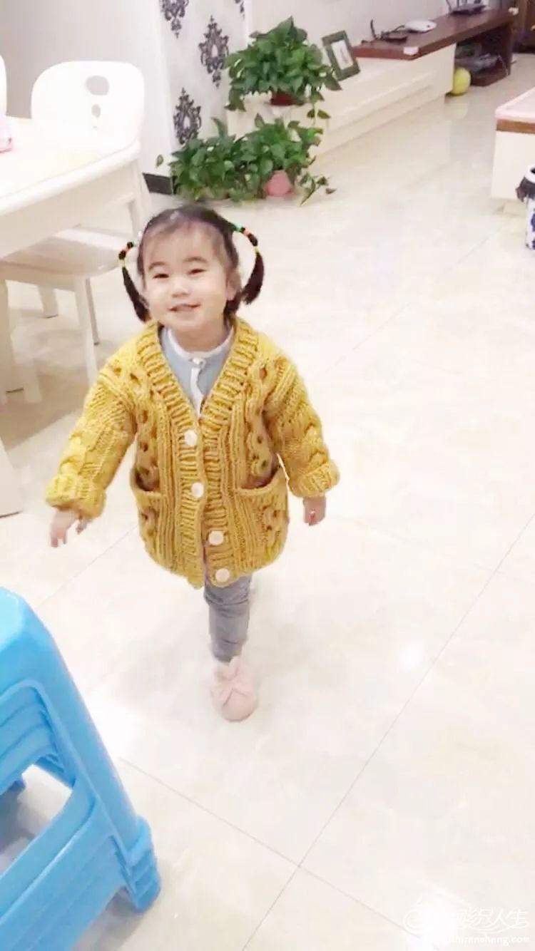 织短款棒针毛衣粗线宽松版女,粗棒针儿童新款毛衣女