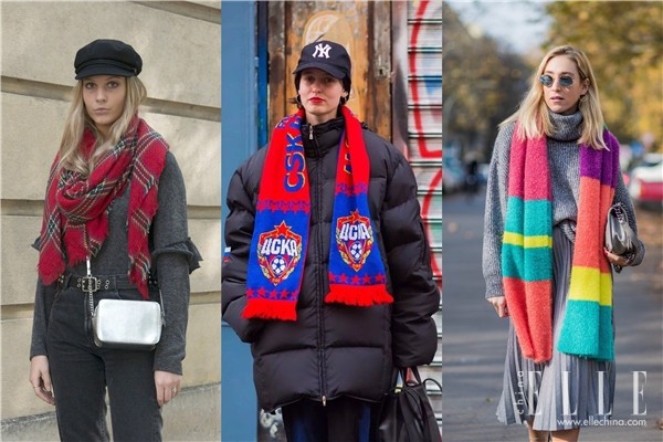 怎么戴围巾最好看学生党,冬天女人怎么样戴围巾好看