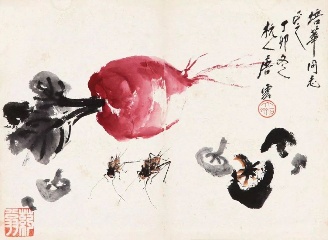 唐云早期花鸟作品欣赏,唐云先生花鸟条幅全集