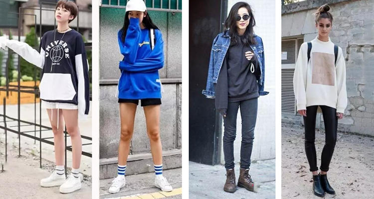 oversize卫衣加绒加厚,oversize卫衣搭配鲨鱼裤还是卫裤