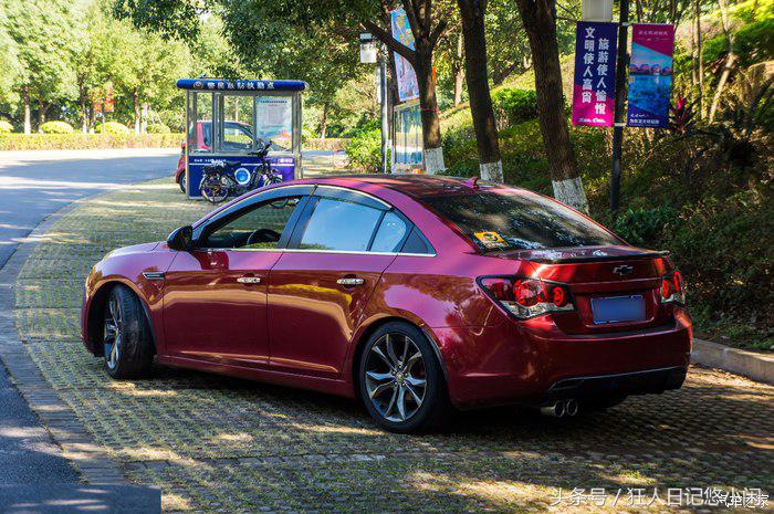 雪佛兰科鲁兹大灯改装小透镜led灯,17款雪佛兰科鲁兹改透镜大灯