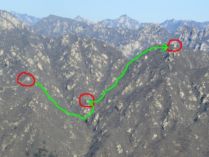 亓莲关~大角楼~秃尾巴边长城穿越