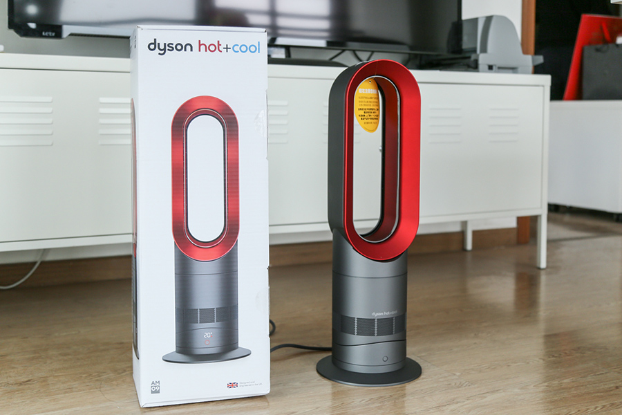 dyson中国红新年礼盒,戴森dysonam09无叶电风扇