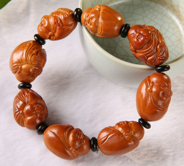 百匠诀核雕使用方法,橄榄核雕的盘玩方法