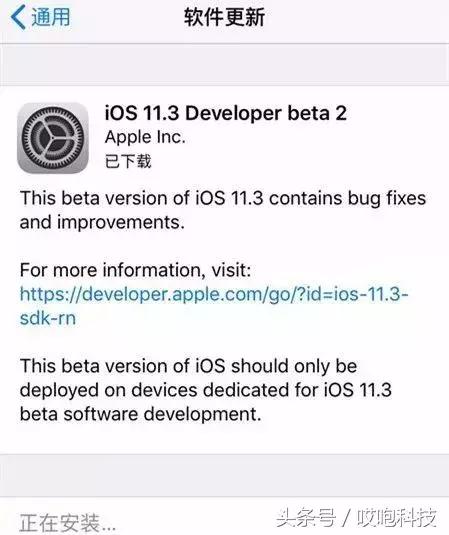ios11.3beta3对比ios1125,ios11.3beta2安装教程