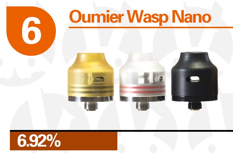 英国2017*子烟电**大奖的重头戏来了，RDA雾化器TOP10榜单出炉