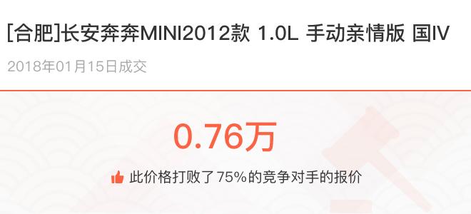 奔奔mini2024落地价,长安奔奔mini全款落地价多少钱