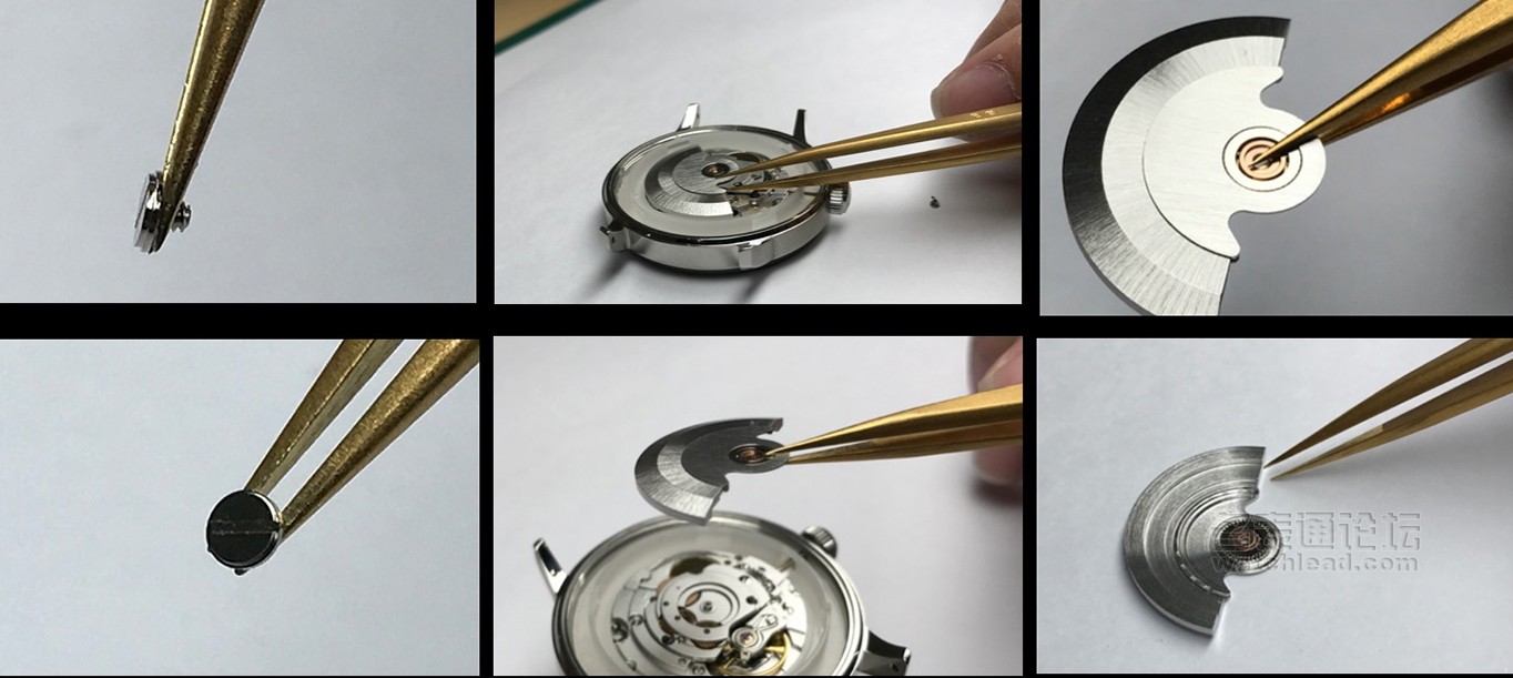 浪琴表如何保养和维修,修表教程浪琴八针月相
