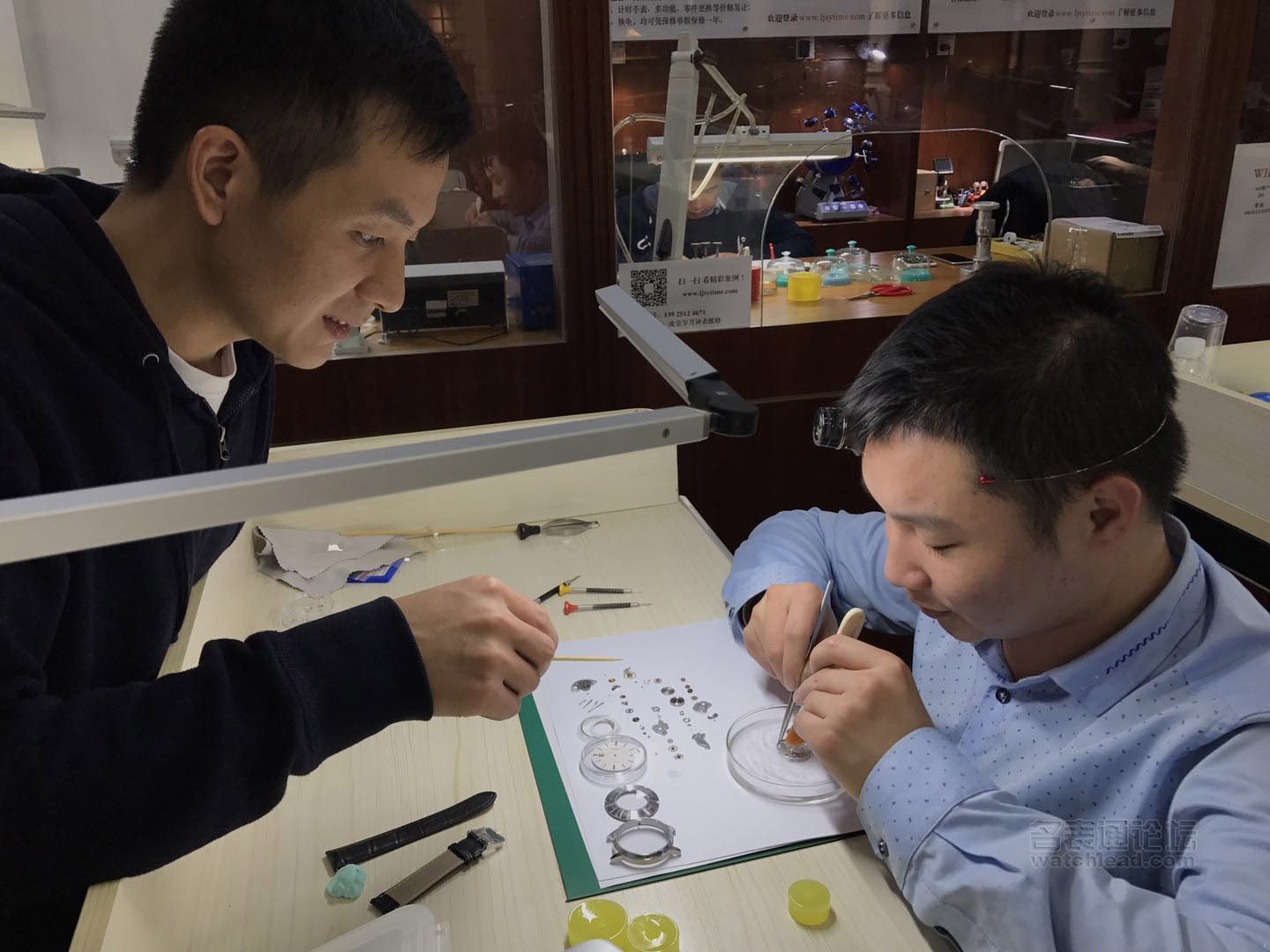 浪琴表如何保养和维修,修表教程浪琴八针月相